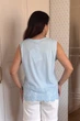 Футболка INEDIT 50052 Blue ONE SIZE - зображення 3