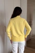 Светр INEDIT 10619 Yellow ONE SIZE - зображення 3