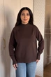 Светр INEDIT 10619-1 Brown ONE SIZE - изображение 1