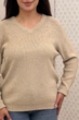Светр INEDIT 10627 Beige ONE SIZE - изображение 5
