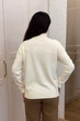 Светр INEDIT 10624 Latte ONE SIZE - изображение 3