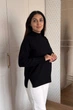 Светр INEDIT 10619 Black ONE SIZE - изображение 2