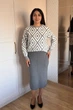 Светр INEDIT 10617 Grey ONE SIZE - изображение 5