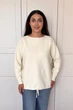 Светр INEDIT 10612 Latte ONE SIZE - зображення 4