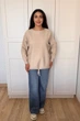 Светр INEDIT 10612 Beige ONE SIZE - зображення 7