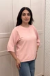 Светр INEDIT 10860 Pudra ONE SIZE - зображення 2
