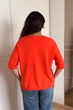 Светр INEDIT 10845 Orange ONE SIZE - изображение 3