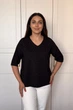 Светр INEDIT 10852 Black ONE SIZE - изображение 5