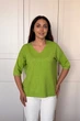 Светр INEDIT 10852 Pistachio ONE SIZE - изображение 5