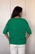 Светр INEDIT 10852 Green ONE SIZE - изображение 3