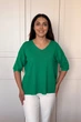 Светр INEDIT 10852 Green ONE SIZE - изображение 5