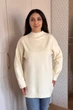 Светр INEDIT 10628 Latte ONE SIZE - изображение 1