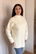 Светр INEDIT 10628 Latte ONE SIZE - изображение 2