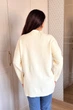 Светр INEDIT 10628 Latte ONE SIZE - изображение 3