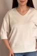 Светр INEDIT 10865 Ivory ONE SIZE - изображение 4