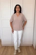 Светр INEDIT 10856 Beige ONE SIZE - изображение 5