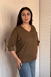 Светр INEDIT 10865 Capucino ONE SIZE - изображение 2