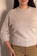 Светр INEDIT 10609 Beige ONE SIZE - зображення 5