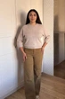 Светр INEDIT 10609 Beige ONE SIZE - зображення 6