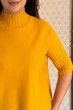 Светр INEDIT 10847 Mustard ONE SIZE - изображение 4