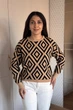 Светр INEDIT 10617 Caramel ONE SIZE - изображение 1