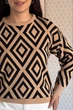 Светр INEDIT 10617 Caramel ONE SIZE - изображение 4