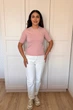 Светр INEDIT 10842 Pink ONE SIZE - изображение 4