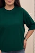 Светр INEDIT 10860 Dark-Green ONE SIZE - изображение 4