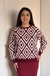 Светр INEDIT 10617 Bordo ONE SIZE - зображення 1