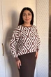 Светр INEDIT 10617 Brown ONE SIZE - зображення 2