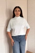 Светр INEDIT 10857 Light-Blue ONE SIZE - зображення 1