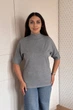 Светр INEDIT 10857 Grey ONE SIZE - изображение 2