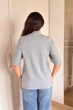 Светр INEDIT 10857 Grey ONE SIZE - изображение 4