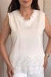 Футболка INEDIT 50052 White ONE SIZE - зображення 4