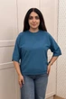 Светр INEDIT 10860 Green-Sea ONE SIZE - изображение 1