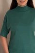 Светр INEDIT 10857 Dark-Green ONE SIZE - изображение 3