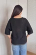 Светр INEDIT 10863 Black ONE SIZE - изображение 3