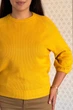 Светр INEDIT 10609 Mustard ONE SIZE - изображение 5