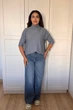 Светр INEDIT 10847 Grey ONE SIZE - изображение 5
