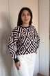 Светр INEDIT 10617 Dark-Blue ONE SIZE - зображення 2