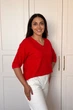 Светр INEDIT 10852 Red ONE SIZE - изображение 2