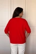 Светр INEDIT 10852 Red ONE SIZE - изображение 3