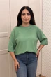 Светр INEDIT 10860 Avocado ONE SIZE - изображение 5