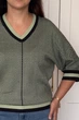 Светр INEDIT 10853 Green ONE SIZE - зображення 4