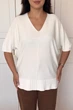 Светр INEDIT 10856 White ONE SIZE - изображение 2