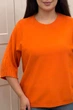 Светр INEDIT 10860 Orange ONE SIZE - изображение 4