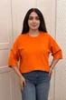 Светр INEDIT 10860 Orange ONE SIZE - изображение 5