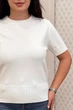 Светр INEDIT 10864 White ONE SIZE - изображение 4