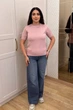 Светр INEDIT 10864 Pudra ONE SIZE - изображение 5