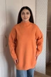 Светр INEDIT 10628 Peach ONE SIZE - зображення 1